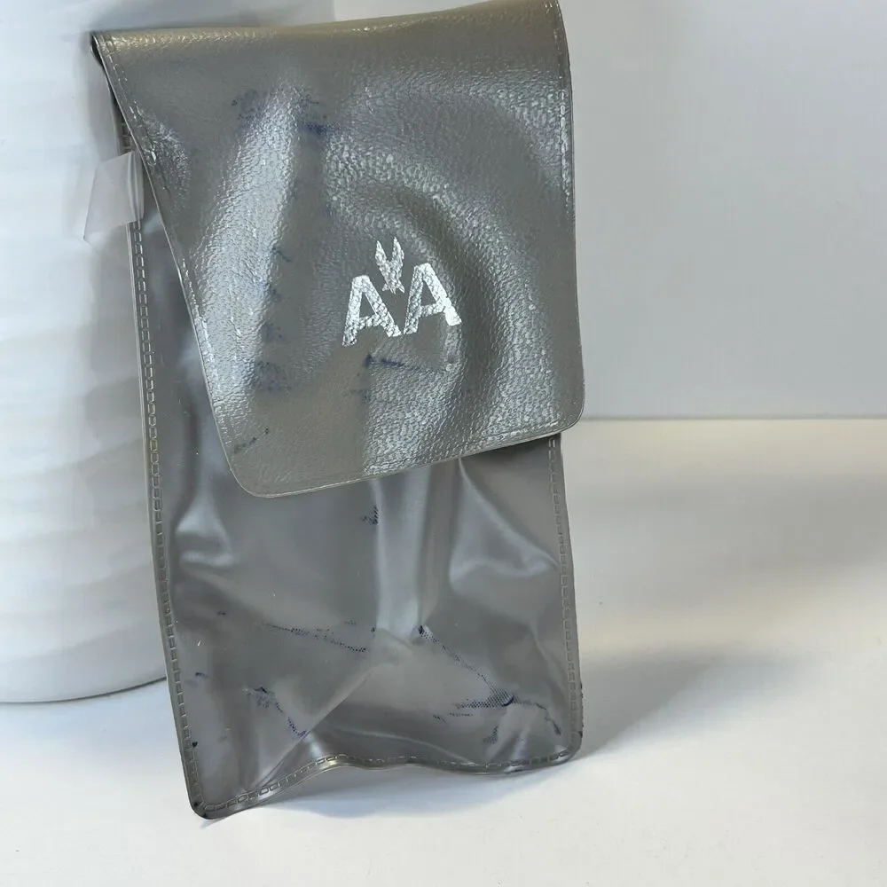 NEW Vintage American Airlines Travel Razor Wilkinson Sword Shaving Cream & Pouch